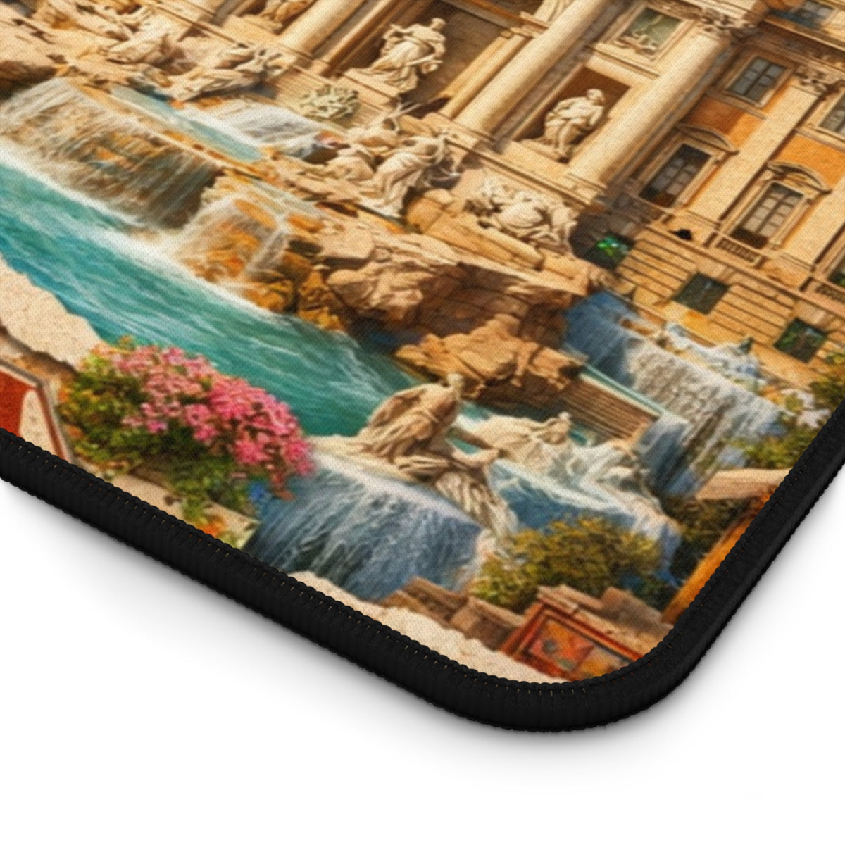 Rome Cityscape Desk Mat