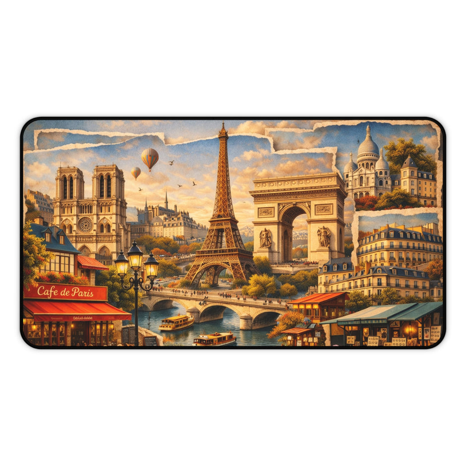 Paris Cityscape Desk Mat