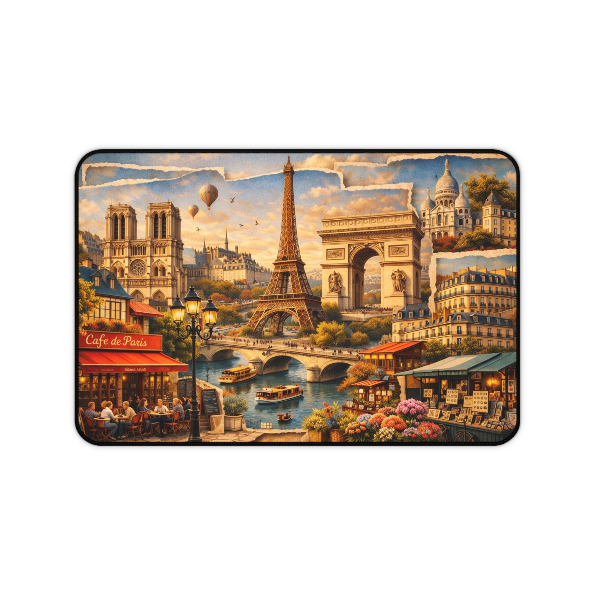 Paris Cityscape Desk Mat
