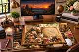 Art of the Tea Party Desk Mat