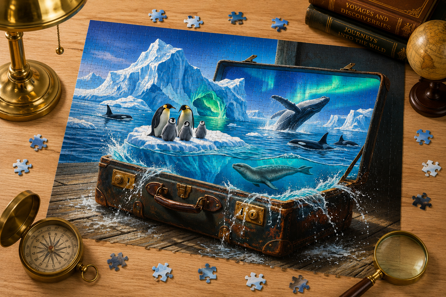 Frozen Realm of Antarctica Puzzle