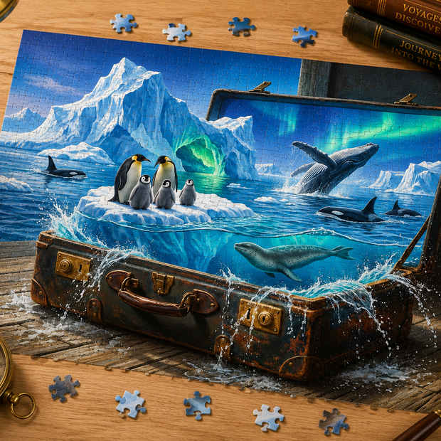 Frozen Realm of Antarctica Puzzle