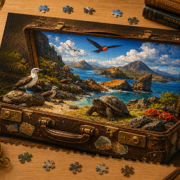 Enchanted Isles of the Galápagos Puzzle by Novelle & Co