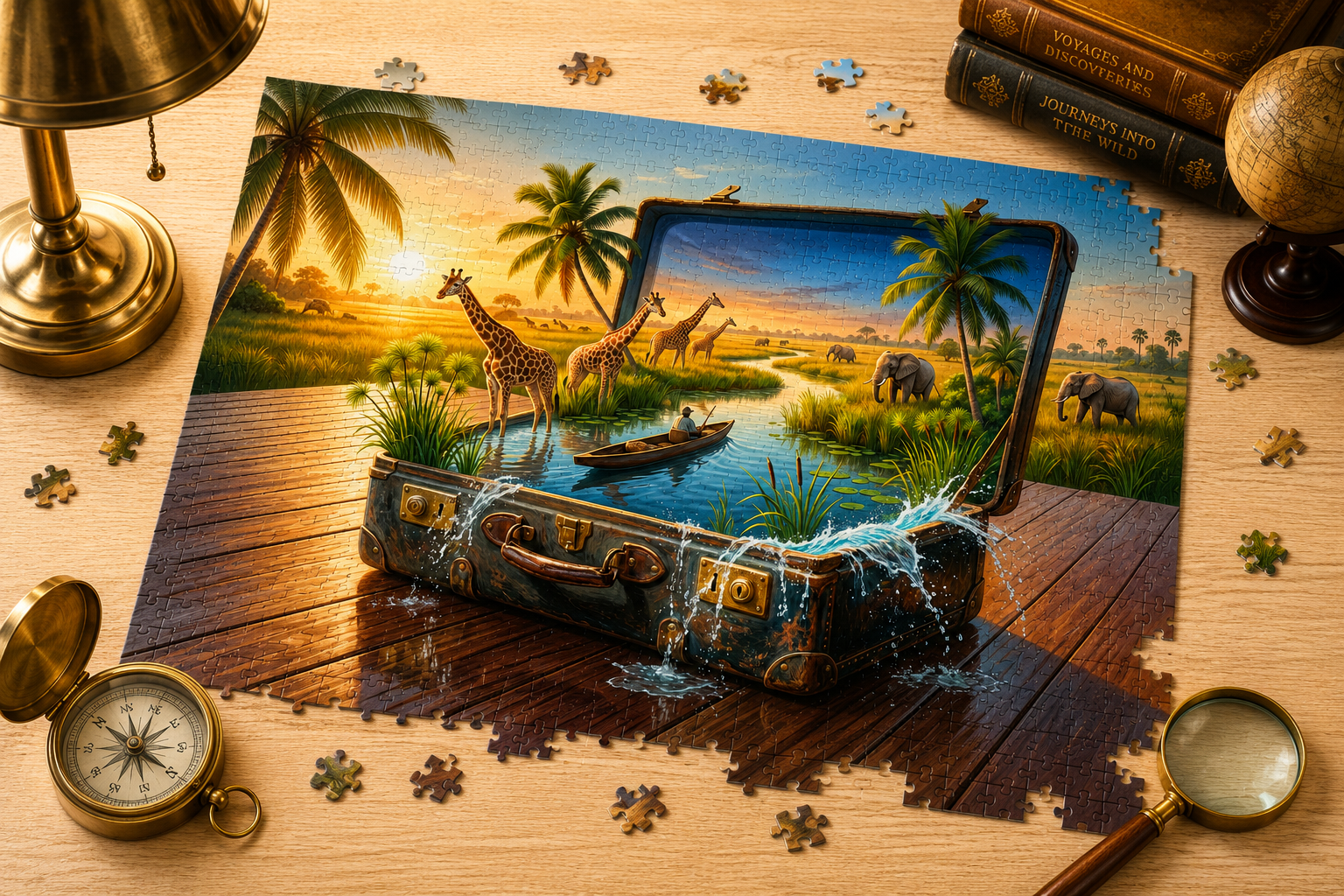 Waterways of the Okavango Puzzle