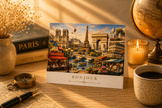 Paris Cityscape Greeting Card Set