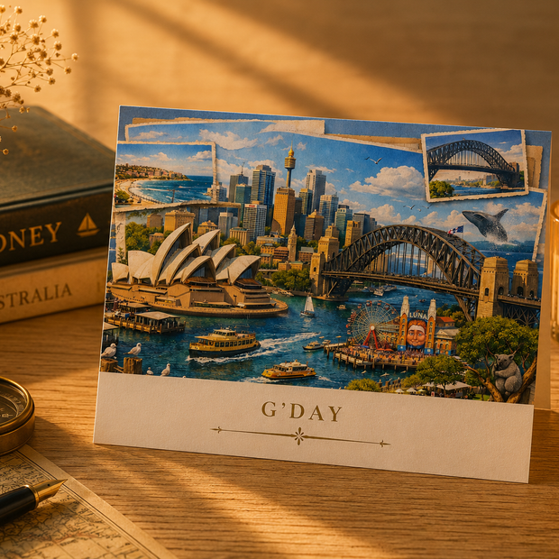 Sydney Cityscape Greeting Card Set