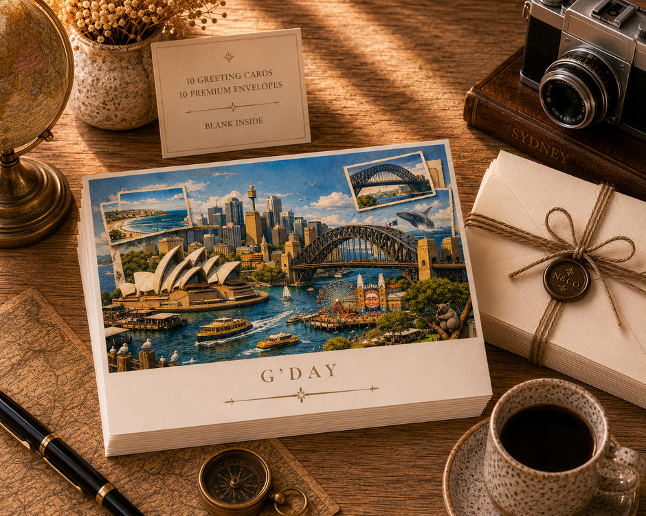 Sydney Cityscape Greeting Card Set