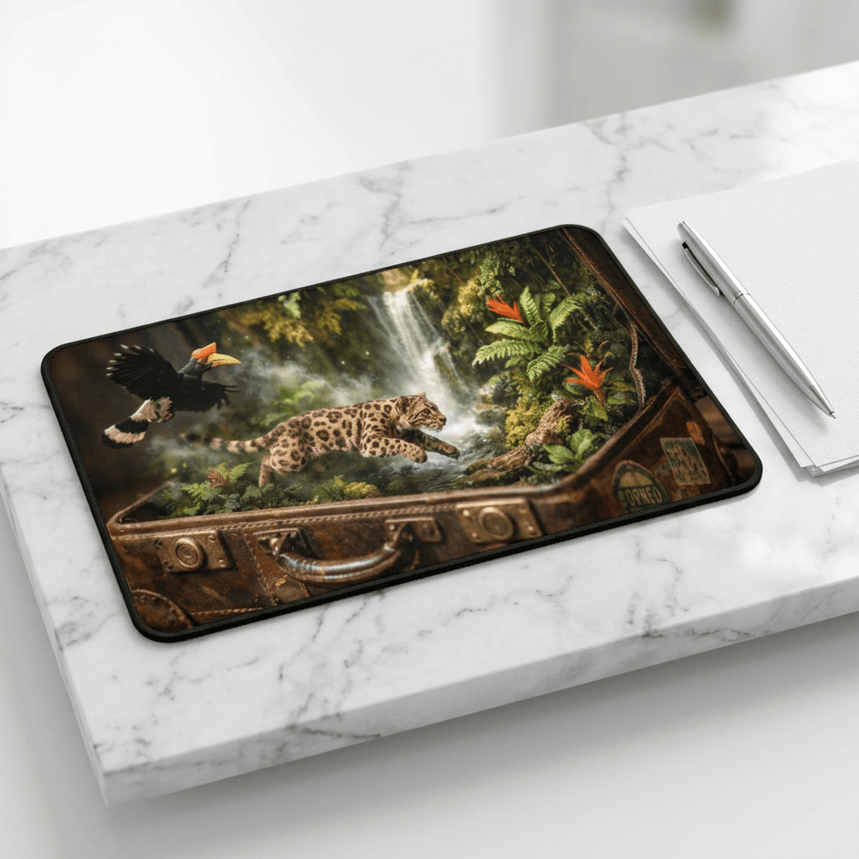 Amazon Rain Forest Desk Mat by Novelle & Co