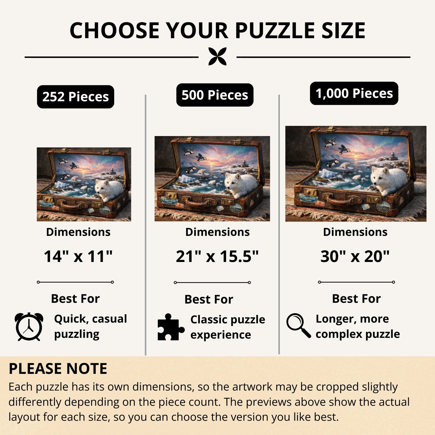 Arctic Frontier Puzzle by Novelle & Co