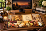 Art of Cheese Desk Mat by Novelle & Co
