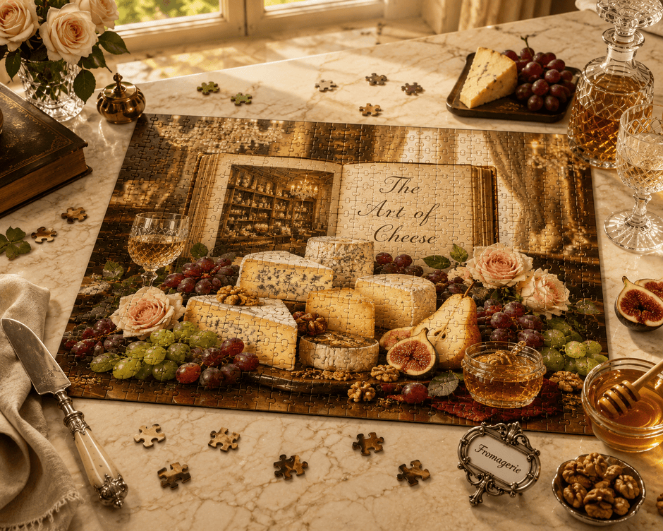 Art of Cheese Puzzle by Novelle & Co