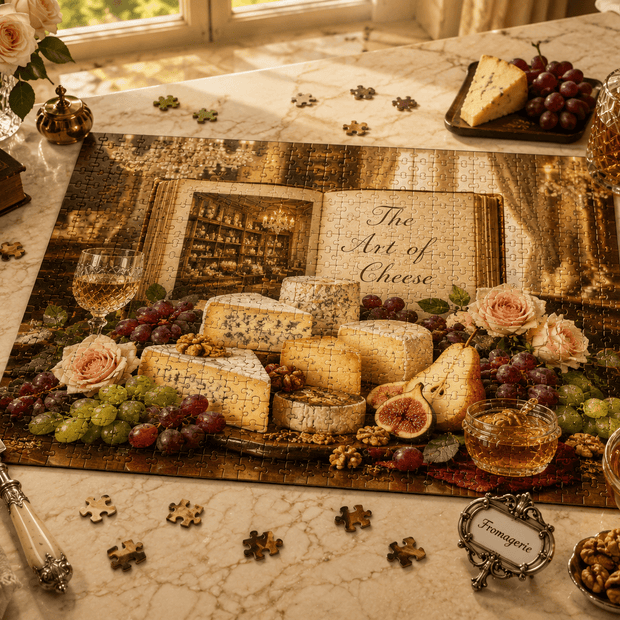 Art of Cheese Puzzle by Novelle & Co