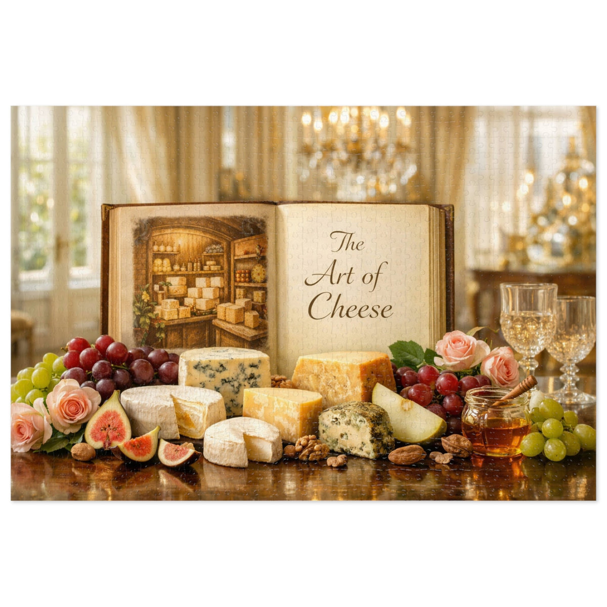 Art of Cheese Puzzle by Novelle & Co