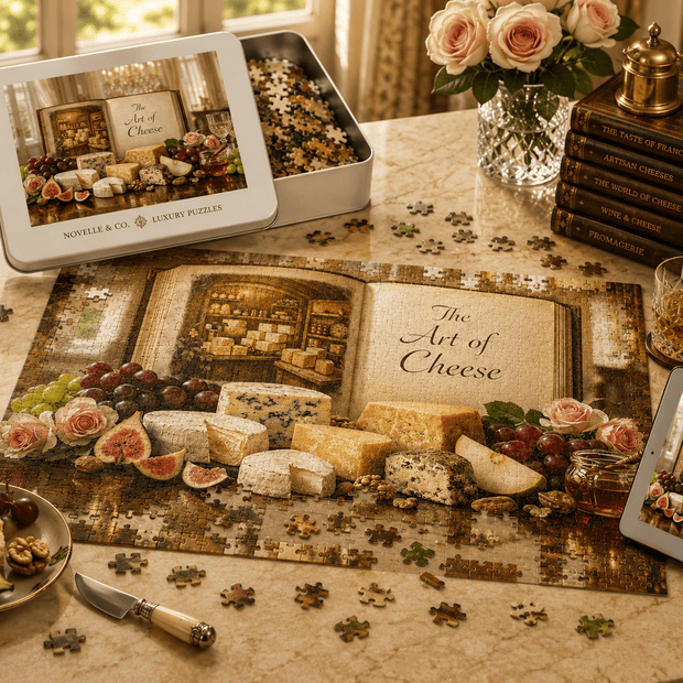 Art of Cheese Puzzle by Novelle & Co