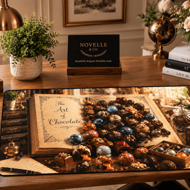 Art of Chocolate Desk Mat by Novelle & Co