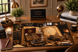 Art of Cigars Desk Mat by Novelle & Co