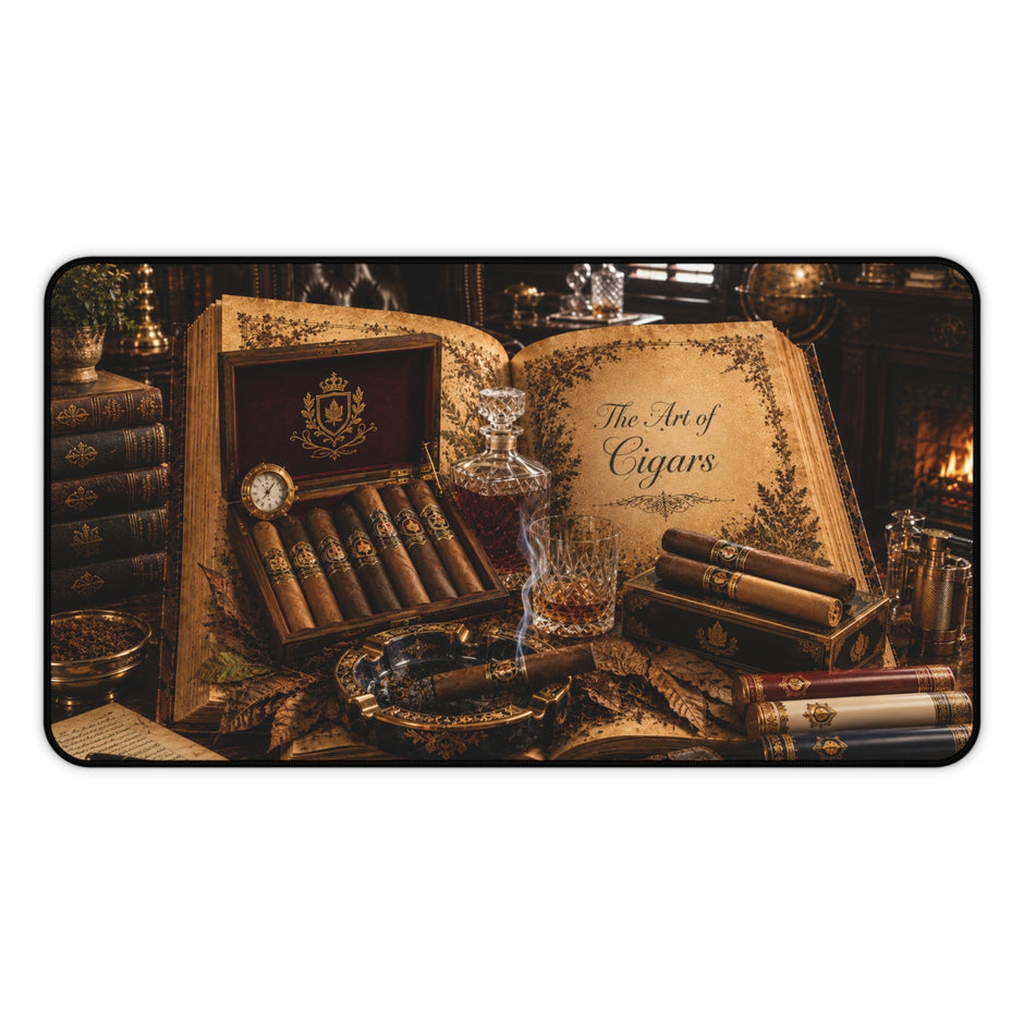 Art of Cigars Desk Mat by Novelle & Co