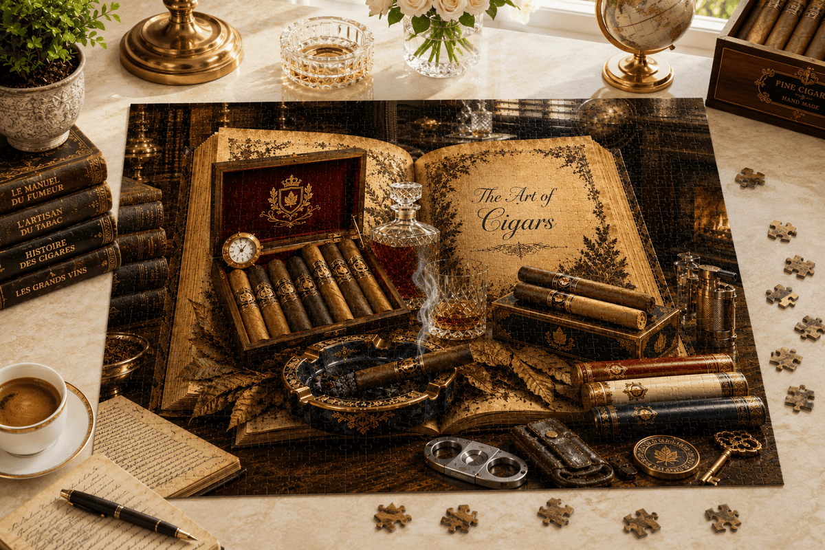 Art of Cigars Puzzle by Novelle & Co