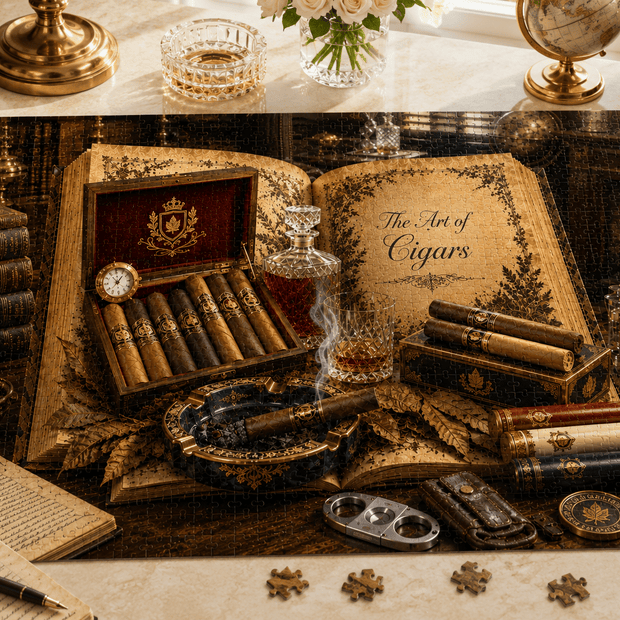 Art of Cigars Puzzle by Novelle & Co