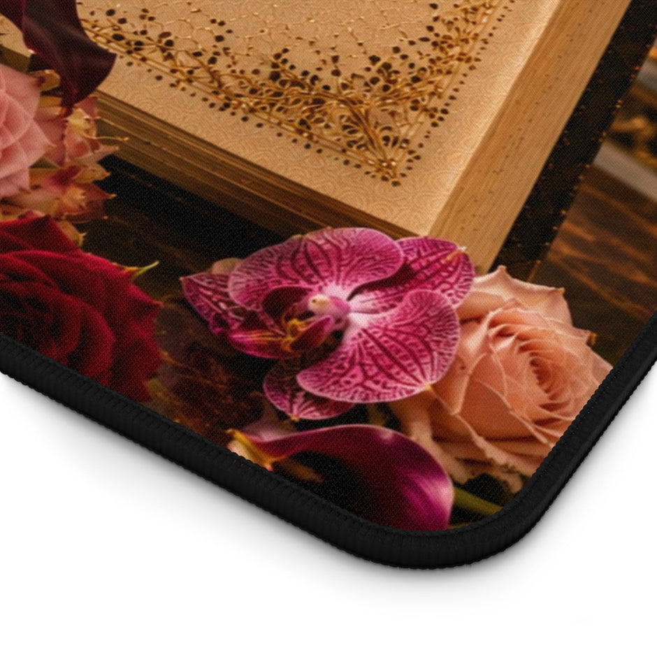 Art of Flowers Desk Mat by Novelle & Co