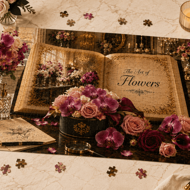 Art of Flowers Puzzle by Novelle & Co