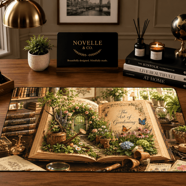 Art of Gardening Desk Mat by Novelle & Co