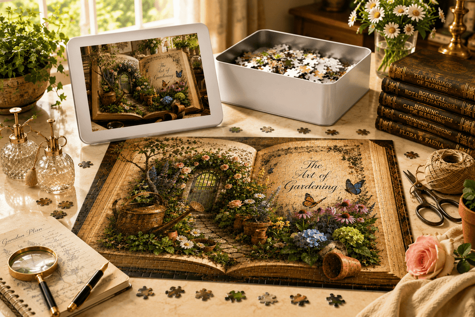 Art of Gardening Puzzle by Novelle & Co