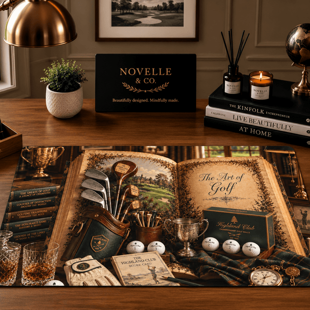 Art of Golf Desk Mat by Novelle & Co