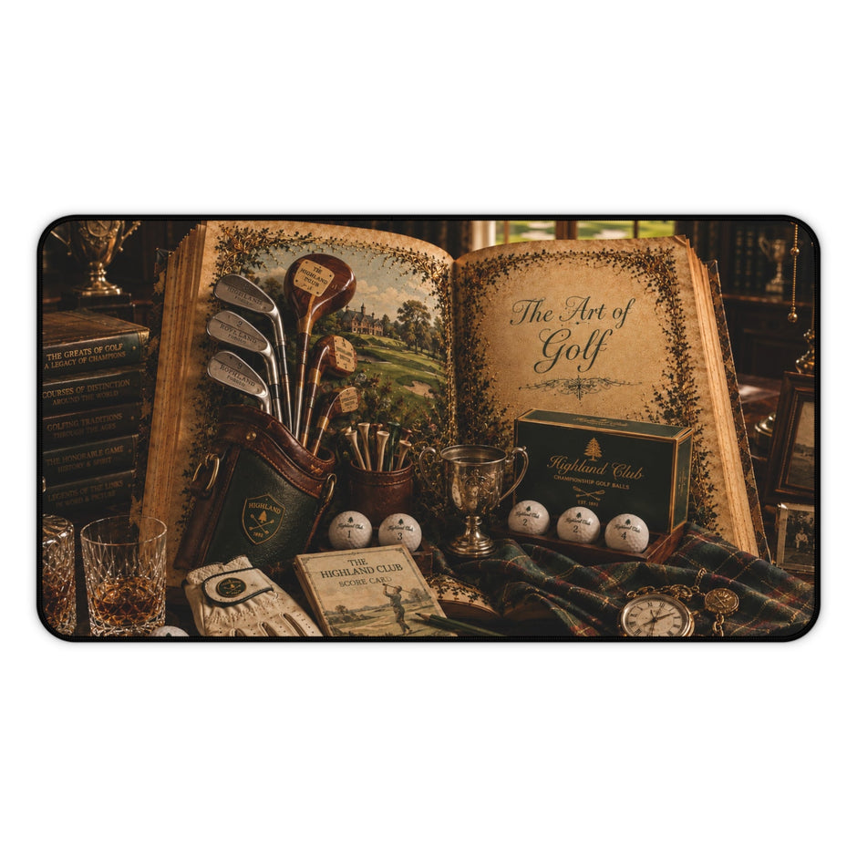 Art of Golf Desk Mat by Novelle & Co