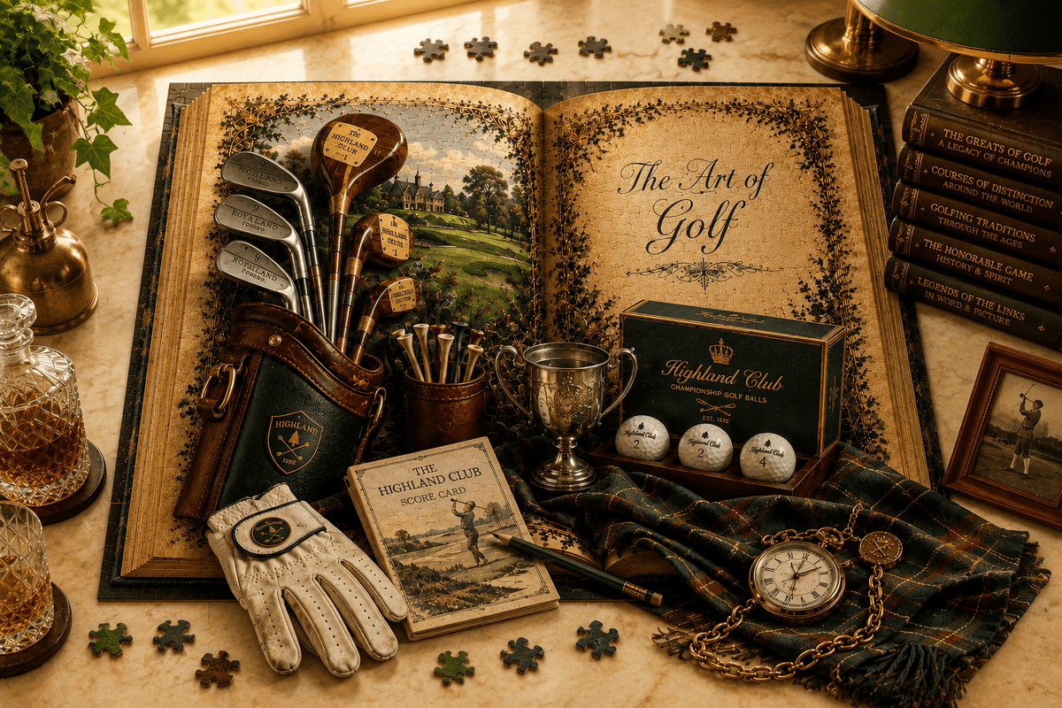 Art of Golf Puzzle by Novelle & Co