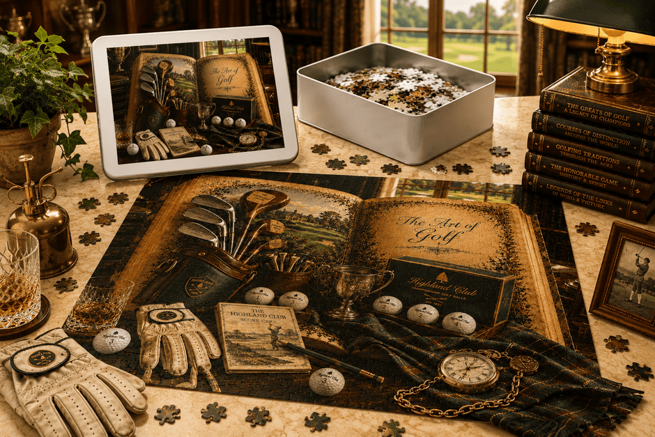 Art of Golf Puzzle by Novelle & Co