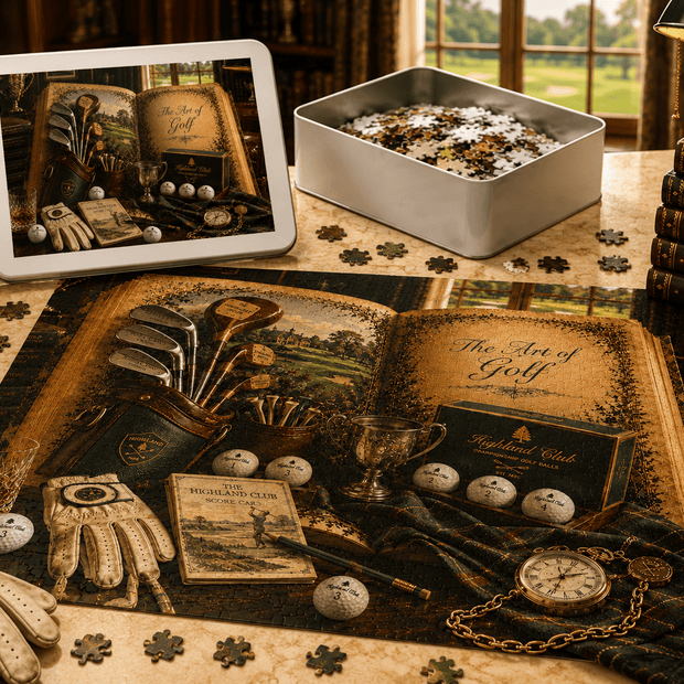 Art of Golf Puzzle by Novelle & Co