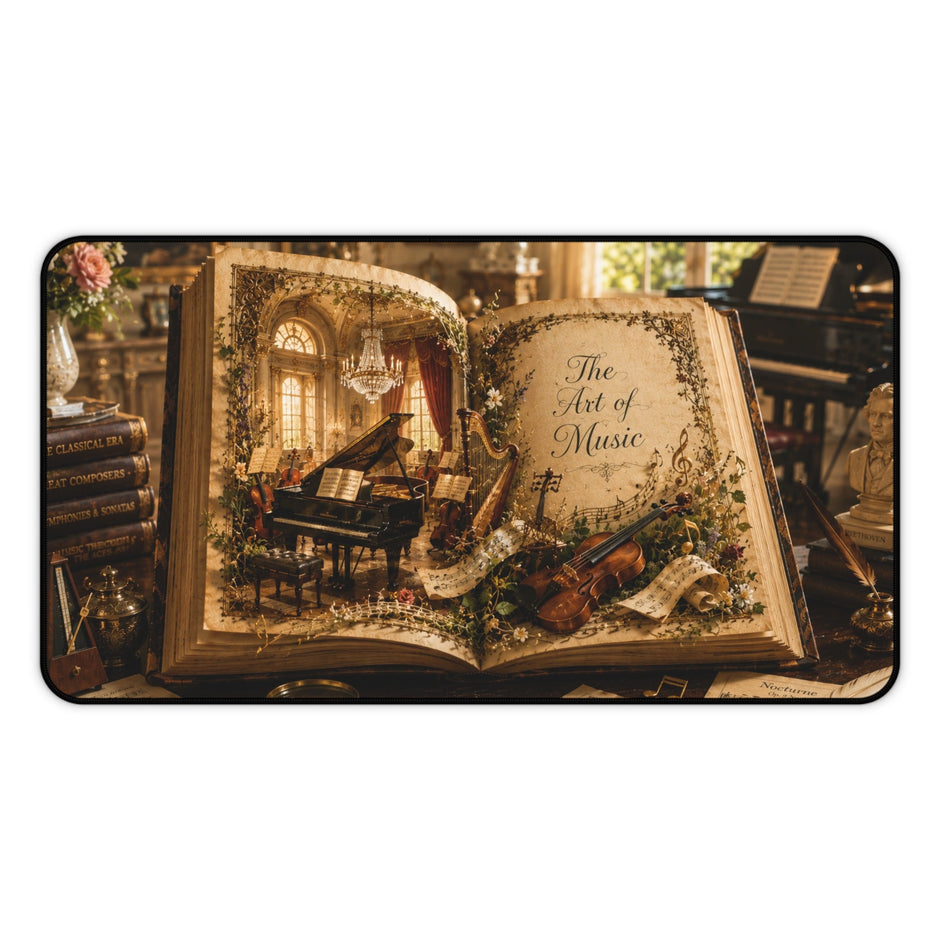 Art of Music Desk Mat by Novelle & Co