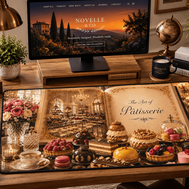 Art of Patisserie Desk Mat by Novelle & Co