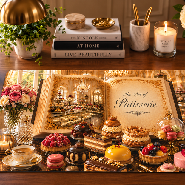Art of Patisserie Desk Mat by Novelle & Co