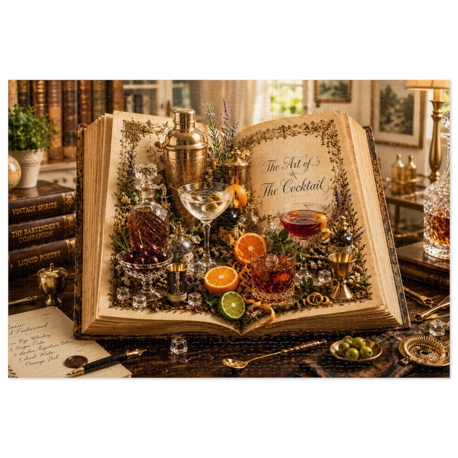 Art of the Cocktail Puzzle by Novelle & Co