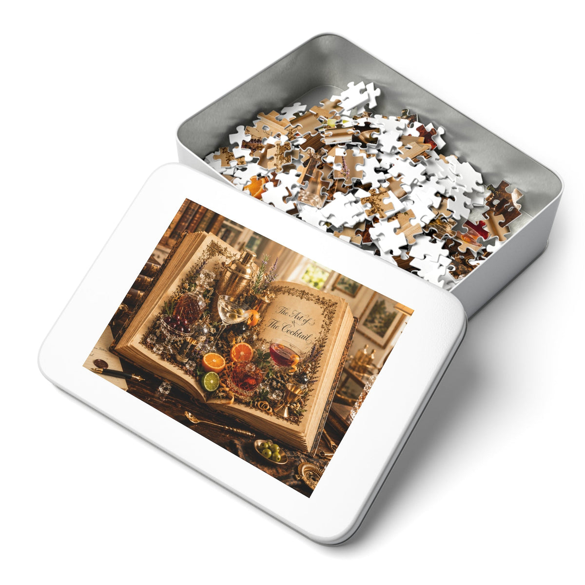 Art of the Cocktail Puzzle by Novelle & Co