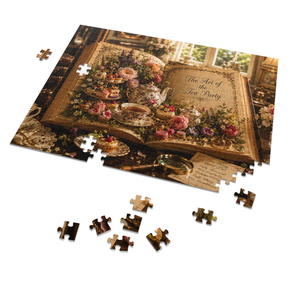Art of the Tea Party Puzzle by Novelle & Co