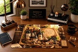Art of Wine Desk Mat by Novelle & Co