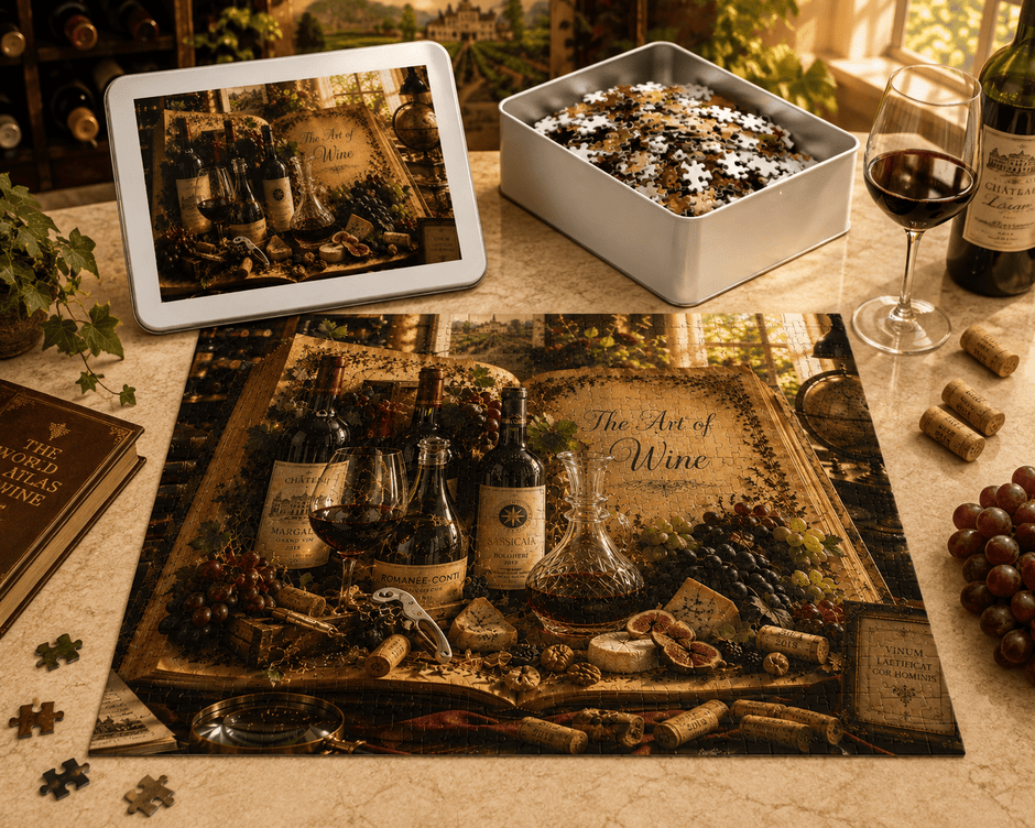 Art of Wine Puzzle by Novelle & Co
