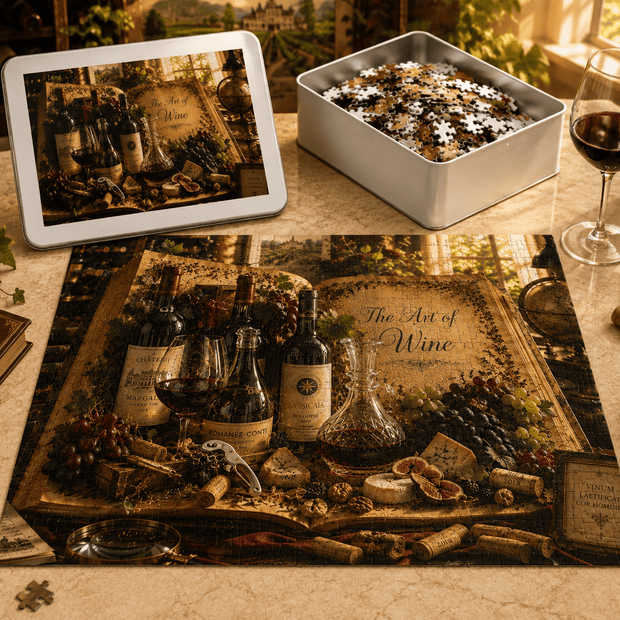 Art of Wine Puzzle by Novelle & Co