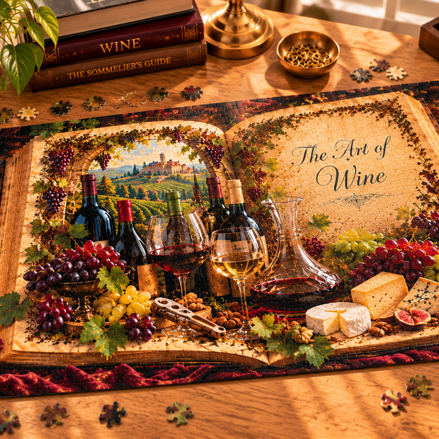 Art of Wine Puzzle by Novelle & Co