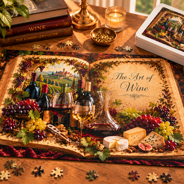 Art of Wine Puzzle by Novelle & Co
