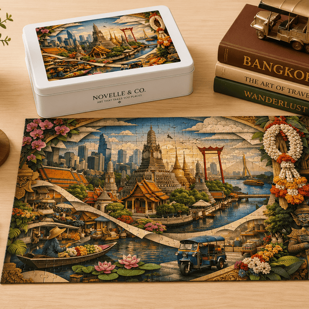 Bangkok Cityscape Puzzle by Novelle & Co