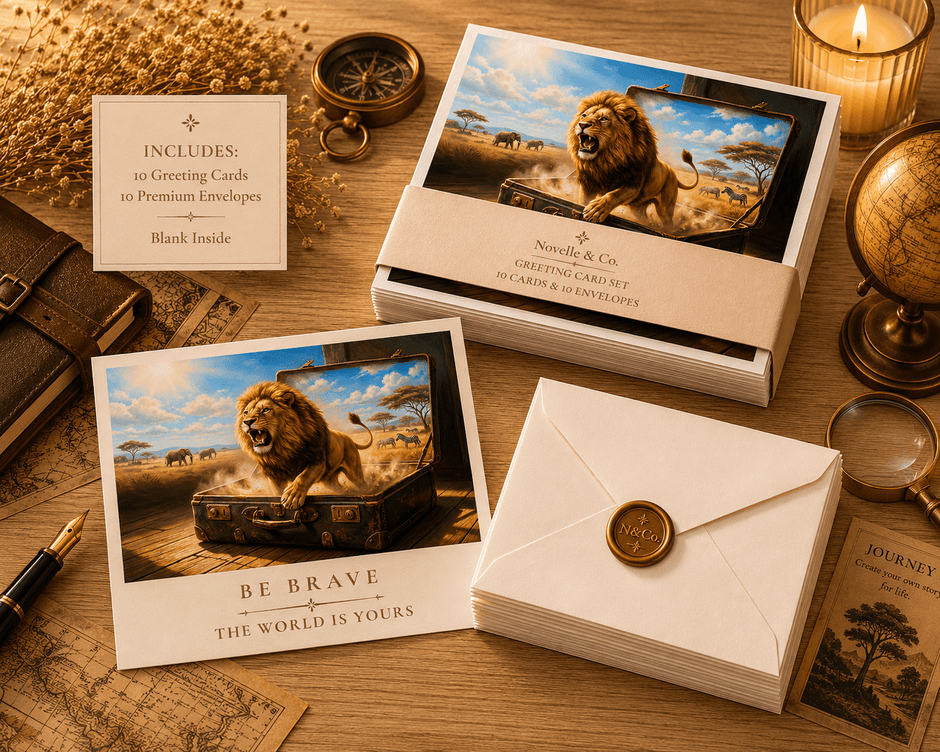 Be Brave Greeting Card Set by Novelle & Co