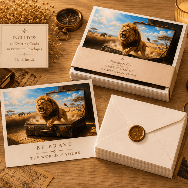 Be Brave Greeting Card Set by Novelle & Co