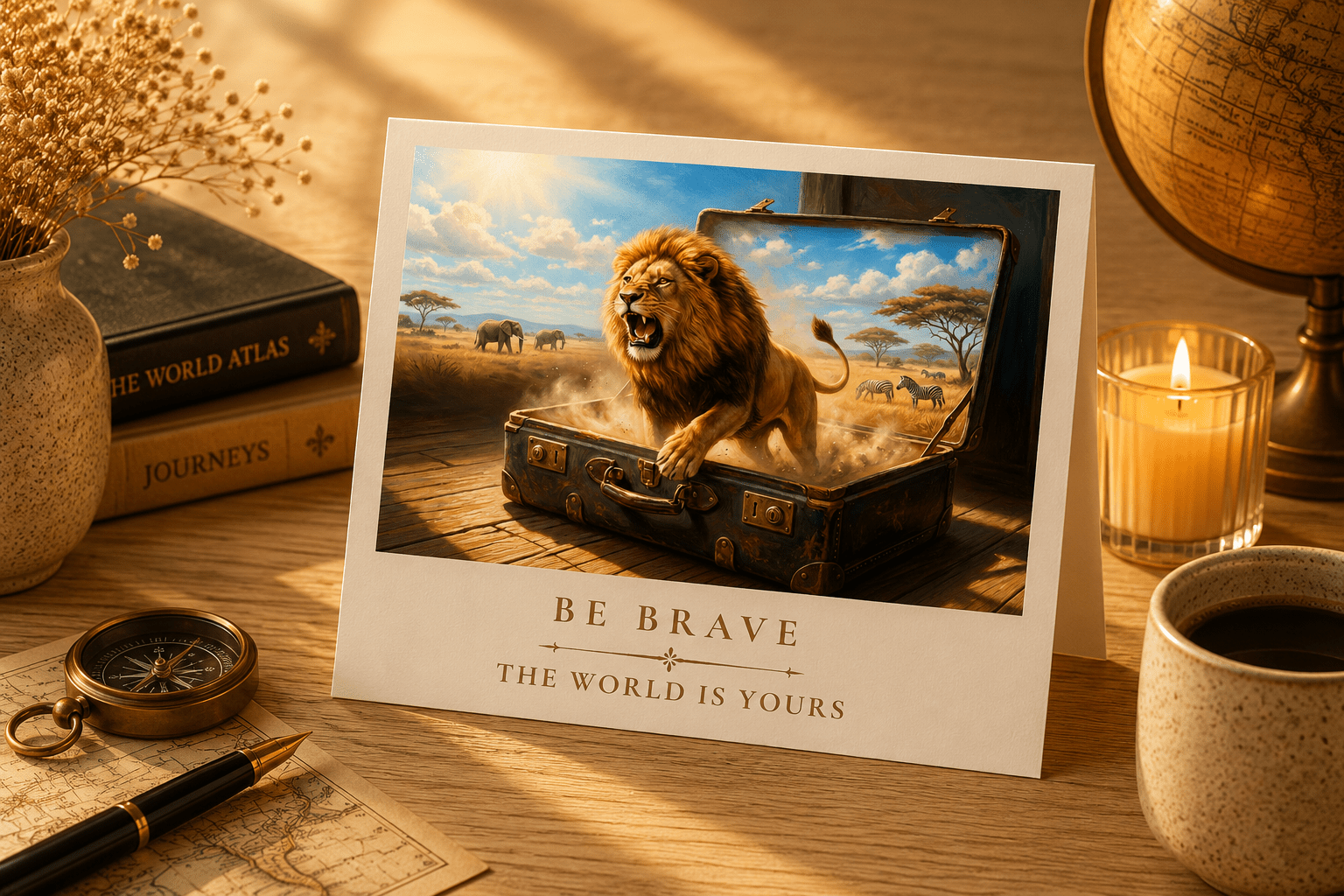 Be Brave Greeting Card Set by Novelle & Co