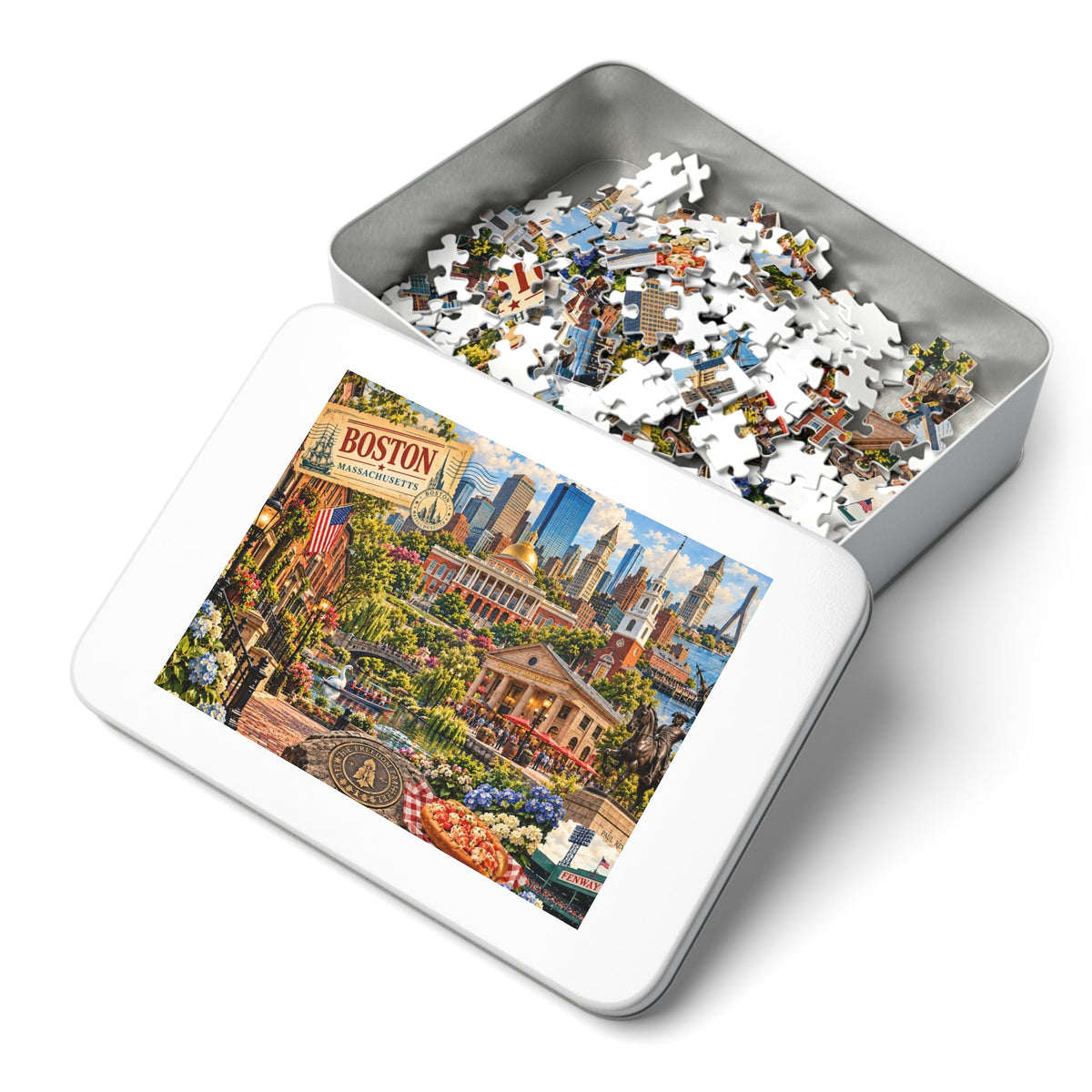 Boston Cityscape Puzzle by Novelle & Co