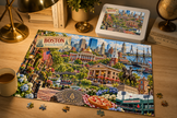 Boston Cityscape Puzzle by Novelle & Co