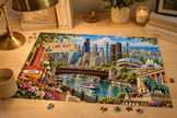 Chicago Cityscape Puzzle by Novelle & Co